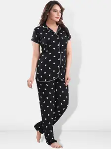 Be You Women Graphic Printed Night suit