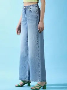 ONLY Women Onlvela Hw Ex Wide Leg Clean Look Heavy Fade Cotton Jeans