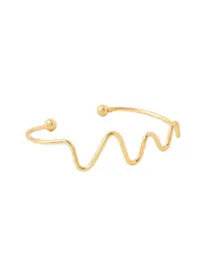 NVR Women Gold-Plated Cuff Bracelet