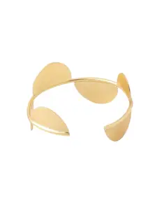NVR Women Gold-Plated Kada Bracelet