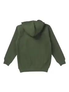 Gini and Jony Boys Front-Open Hooded Fleece Swetshirt
