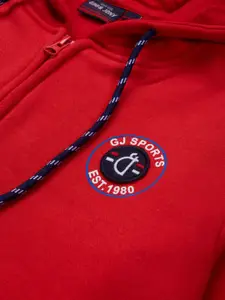 Gini and Jony Boys Front-Open Hooded Fleece Swetshirt