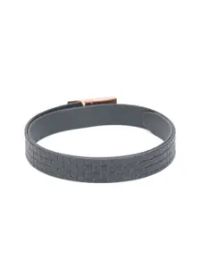 Calvadoss Men Textured Leather Belt