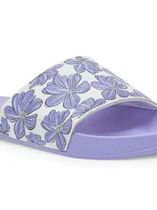 Red Tape Women Printed Rubber Sliders