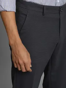 Allen Solly Men Mid Rise Slim Fit Formal Trousers