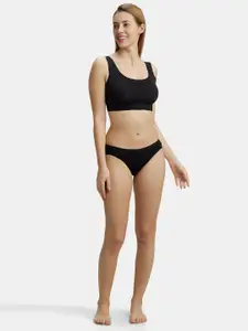 Jockey Wirefree Padded Soft Touch Microfiber Full Coverage Lounge Bra-1839