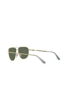 VOGUE EYEWEAR Men UV Protected Green Lens Pilot Sunglasses - 0VO4210S280/7158