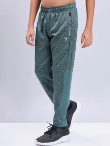 Technosport Boys Mid-Rise Self Design Antimicrobial Active Track Pants