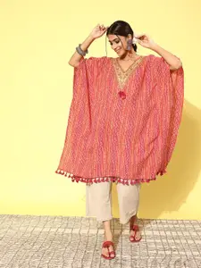 Sangria Women Ethnic Printed Kaftan Kurta