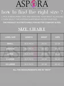 ASPORA Skin Friendly Saree Shapewear