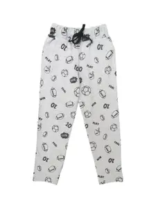 Clothe Funn Boys Pack Of 2 Printed Cotton Track Pants
