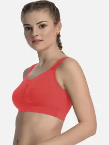 FIMS Dry-Fit Non-Padded Full Coverage Cotton Sports Bra