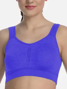 FIMS Pack Of 2 Seamless Non-Wired Non-Padded High-Support Dry-Fit Work-Out Bra