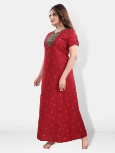 Be You Printed Maxi Nightdress