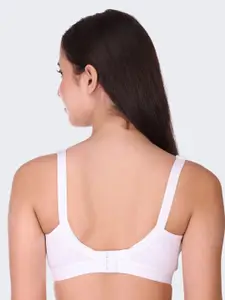 POOJA RAGENEE Pack Of 3 Full Coverage Non-Wired Lightly Padded Cotton Everyday Bras