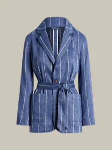 Polo Ralph Lauren Striped Slim-Fit Single-Breasted Blazer