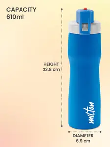 Milton Champ 750 Blue Leak Proof Stainless Steel Water Bottle 610ML