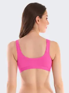POOJA RAGENEE Pack Of 3 Full Coverage Non-padded Wireless Bra sq1011_3p_dpk_mr_crl_28b