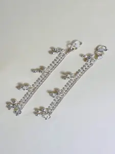 Arte Jewels 92.5 Hallmark Silver Anklets