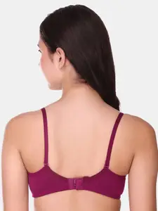 POOJA RAGENEE Pack Of 3 Full Coverage Lightly Padded Seamless T-shirt Bra