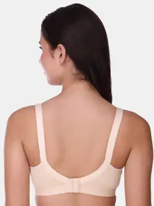 POOJA RAGENEE Pack Of 3 Seamless Non-Padded Cotton Bra mq3033d r-mould_3p_sk_wh_bl_32d