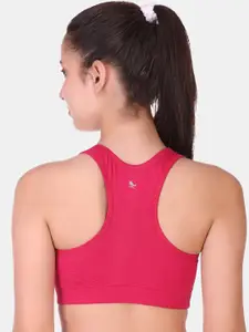 POOJA RAGENEE Pack Of 3 Full Coverage Non-Padded Cotton Bra sq1028b_2p_mg_bl_28b