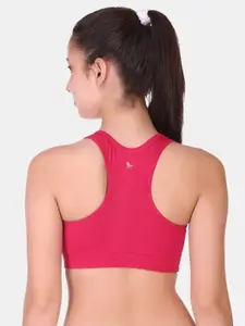 POOJA RAGENEE Pack Of 3 Non Padded Full Coverage All Day Comfort Seamless Sports Bra