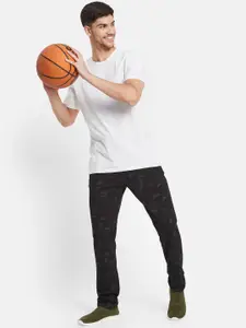 Octave Men Camouflage Printed Cotton Track Pants