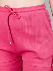 CHKOKKO Women Regular Fit Slim Fit Cotton Shorts