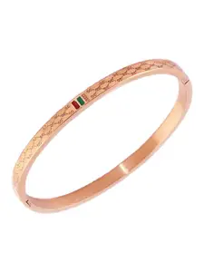 MYKI Rose Gold-Plated Kada-Style Bracelet
