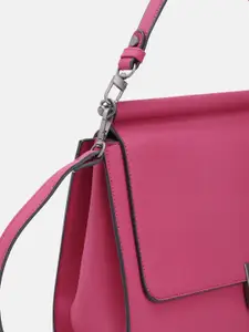 Allen Solly Solid Structured Satchel