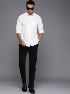 Louis Philippe Sport Slim Fit Geometric Printed Pure Cotton Casual Shirt