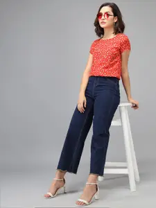 BAESD Floral Printed Knitted Top