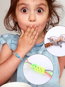 EL REGALO Girls Set Of 12 Charm Bracelets