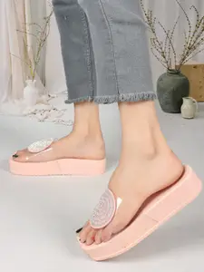 Denill Embellished Flatform Heels