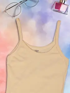 Dollar Missy Pack of 2 Non Padded Combed Cotton Long Camisoles