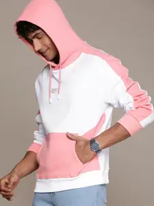 WROGN Colourblocked Hooded Sweatshirt