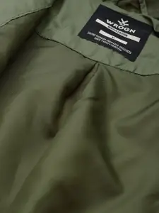 WROGN Colourblocked Hooded Puffer Jacket