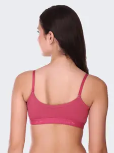 POOJA RAGENEE Pack Of 3 Seamless Full Coverage All Day Comfort Non-Padded Sports Bra