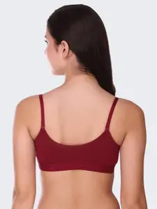 POOJA RAGENEE Pack Of 3 Seamless Full Coverage All Day Comfort Non-Padded Sports Bra