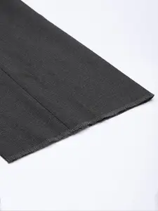 Van Heusen Men Textured Slim Fit Formal Trousers