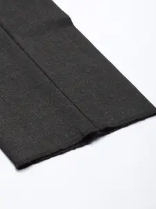 Van Heusen Men Checked Slim Fit Formal Trousers