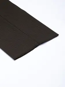 Van Heusen Men Checked Slim Fit Formal Trousers