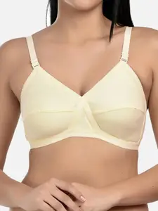 StyFun Pack Of 3 Non-Wired Non-Padded Cut & Sew Full Coverage Dry-Fit All Day Comfort Bra