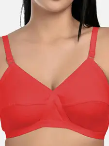 StyFun Pack Of 2 Non Padded Full Coverage All Day Comfort Dry Fit Cotton Everyday Bra