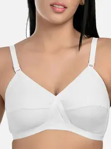 StyFun Pack Of 2 Non Padded Cut & Sew Dry-Fit Full Coverage Cotton Everyday Bra