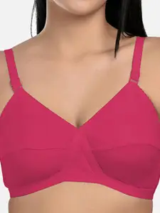 StyFun Pack Of 3 Non-Wired Non-Padded Cut & Sew Full Coverage Dry-Fit All Day Comfort Bra