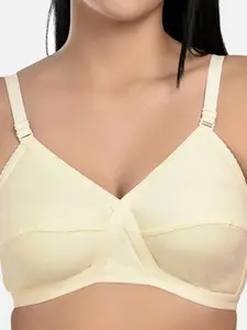 StyFun Pack Of 2 Non Padded Cut & Sew Dry-Fit Non Wired Full Coverage Cotton Everyday Bra