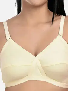 StyFun Pack Of 2 Non Padded Cut & Sew Dry-Fit Full Coverage Cotton Everyday Bra