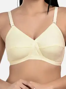 StyFun Pack of 3 All Day Comfort Full Coverage Bra LS_Cross_Bra_BeigePinkRed_B